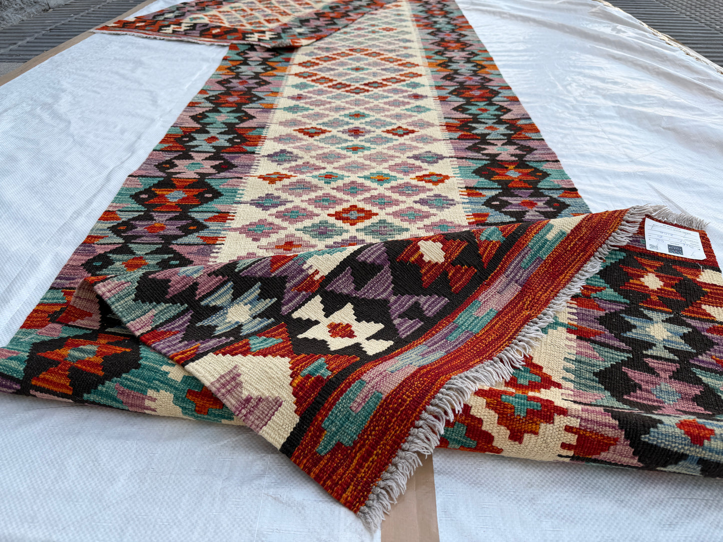 Afghan Miamana kilim Runner 480x80cm.