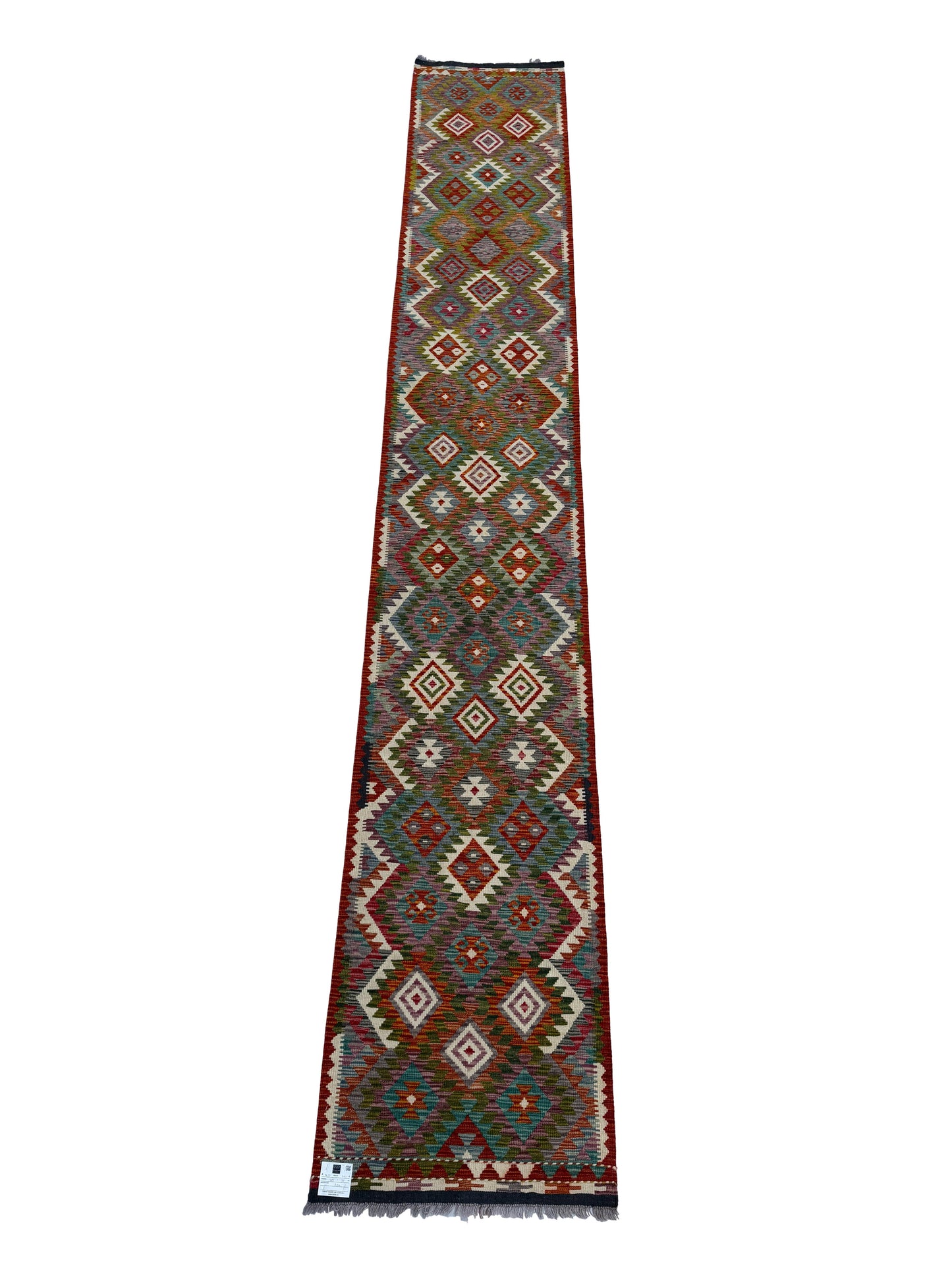 Afghan Miamana kilim Runner 485x75cm.