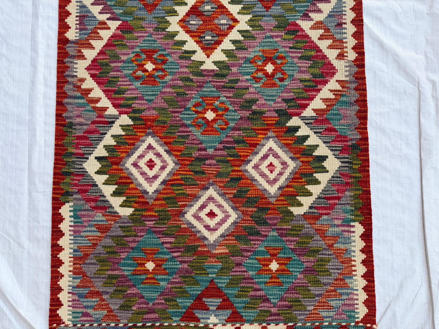 Afghan Miamana kilim Runner 485x75cm.