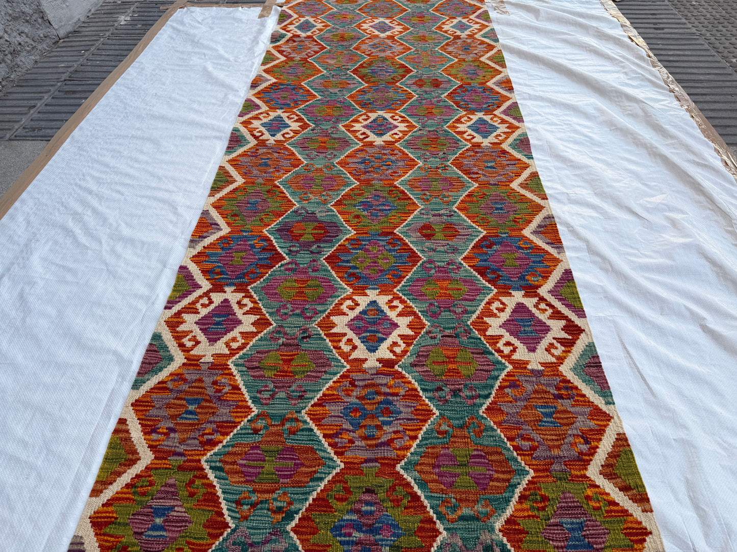 Classic kilim Runner 400 x 90cm