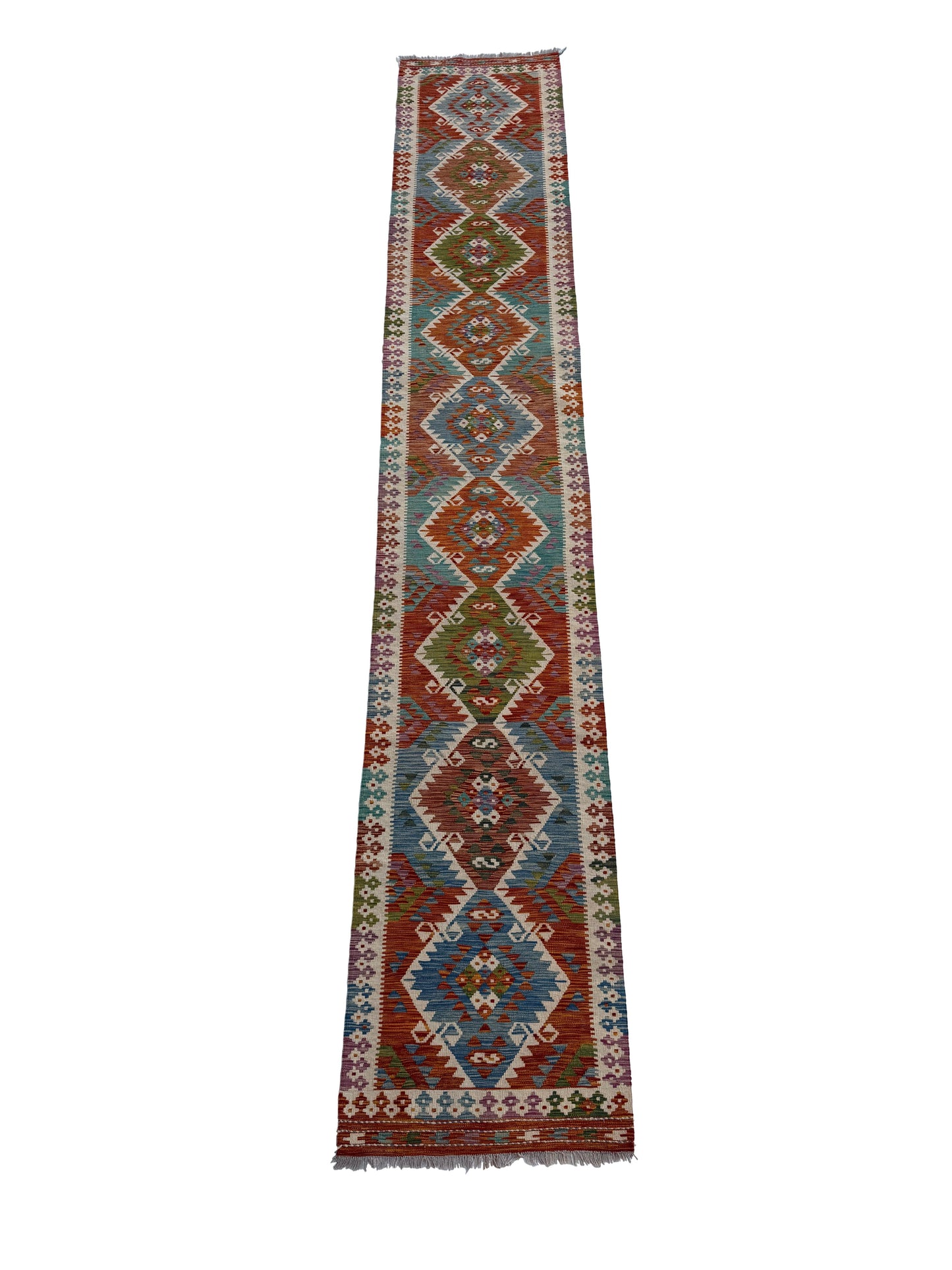 Classic kilim Runner 385 x 86cm
