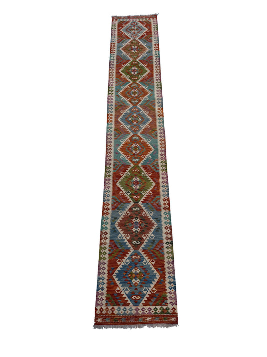 Classic kilim Runner 385 x 86cm