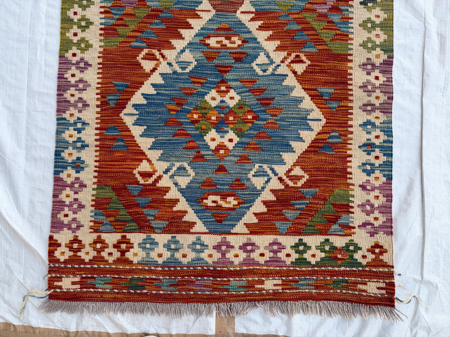 Classic kilim Runner 385 x 86cm