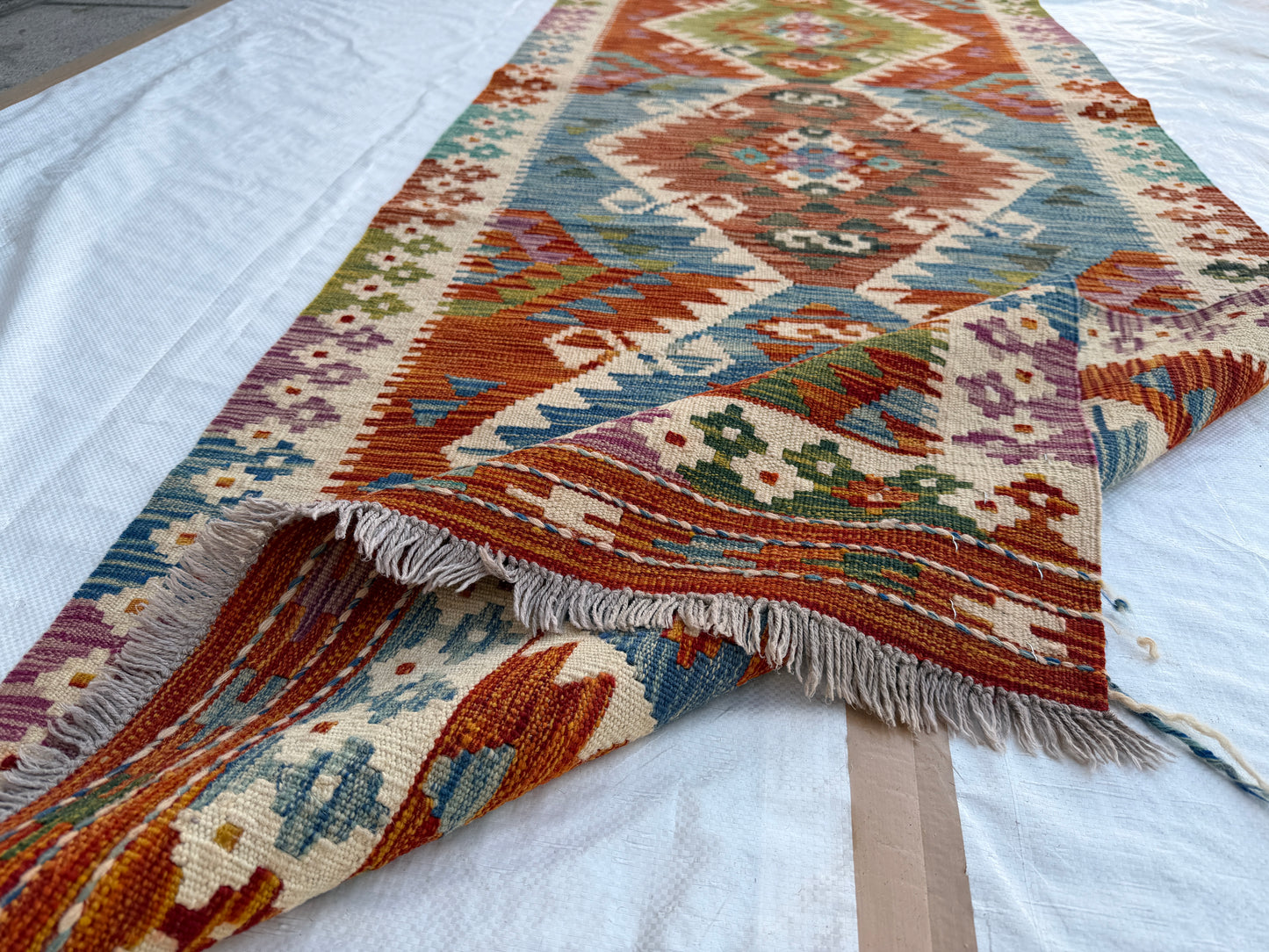 Classic kilim Runner 385 x 86cm