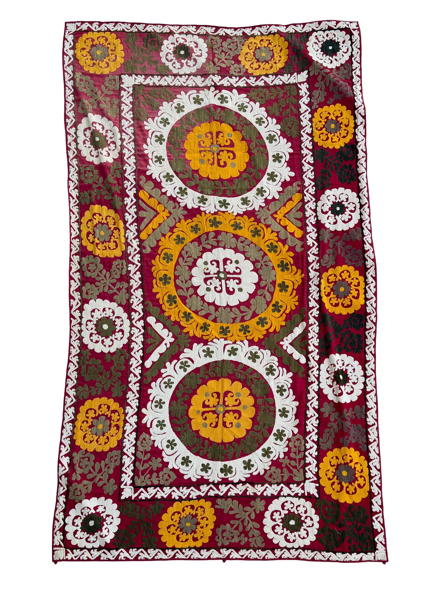 Suzani Hand Embroidered Silk