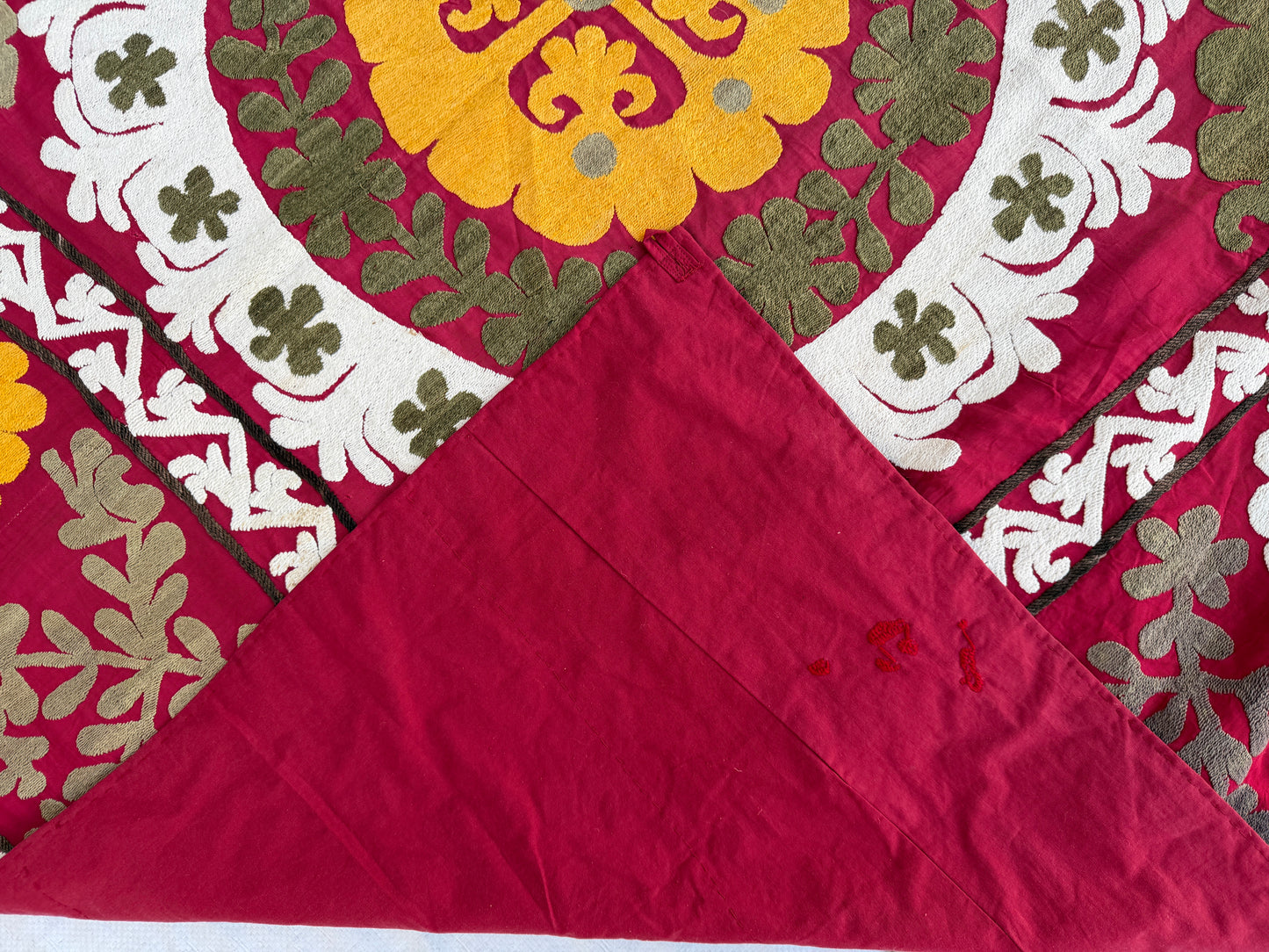 Suzani Hand Embroidered Silk