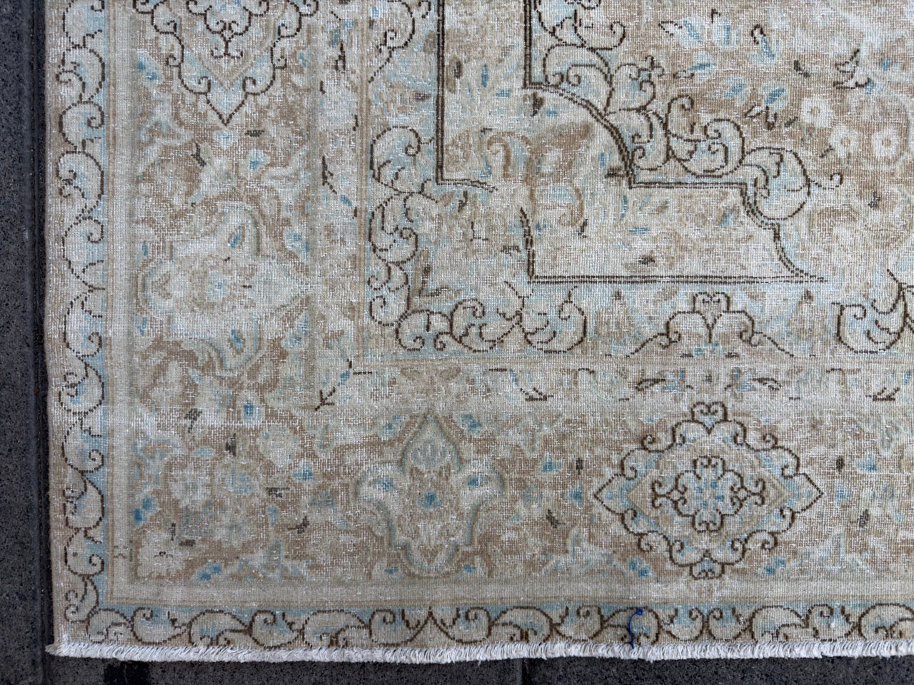 Overdyed Vintage rug 240x146cm