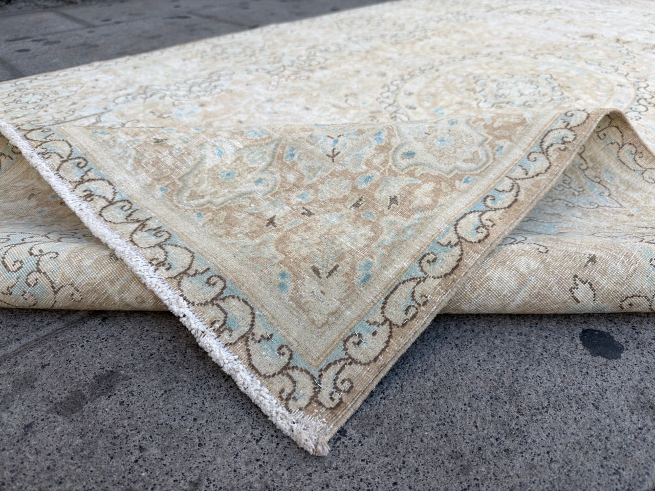 Overdyed Vintage rug 240x146cm