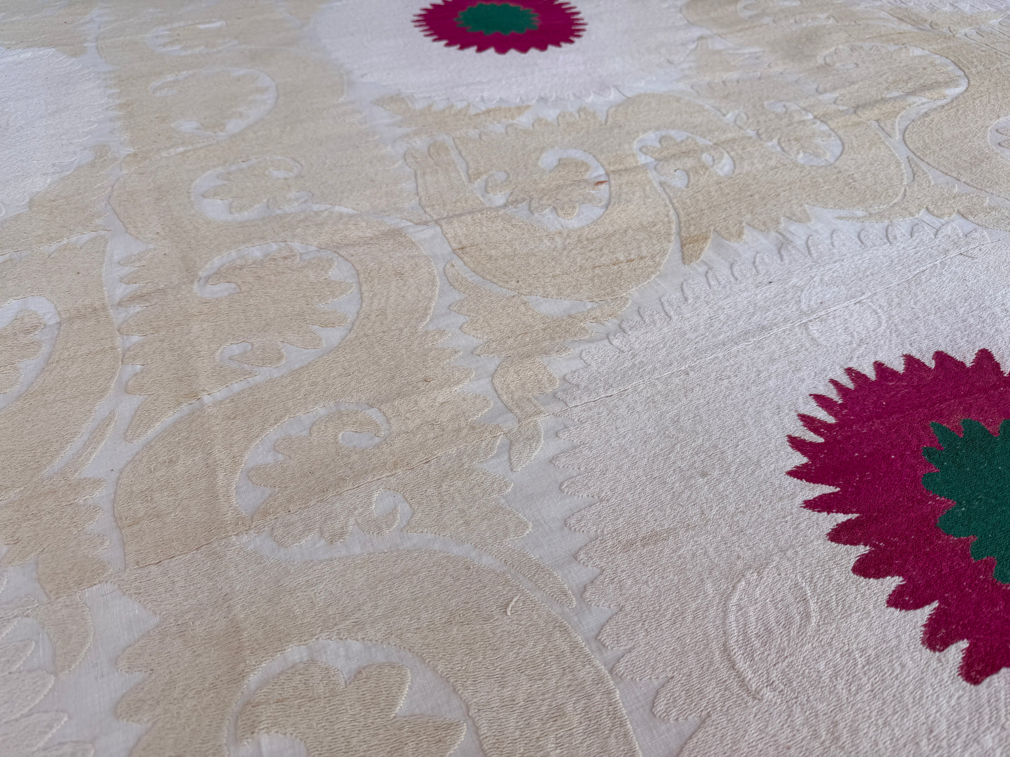Suzani Hand Embroidered Silk
