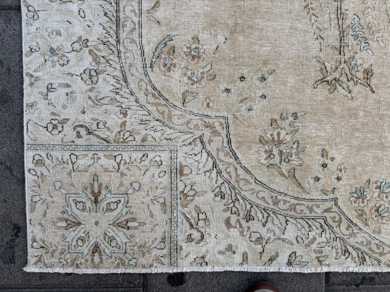 Overdyed Vintage rug 275x185cm