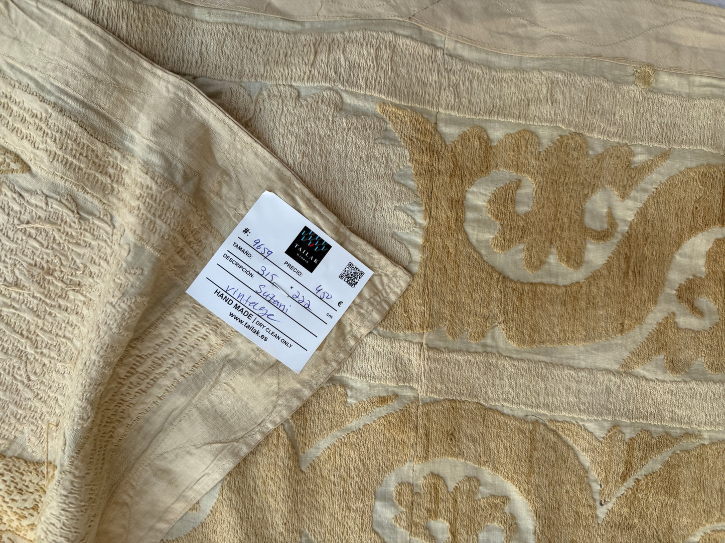 Suzani Hand Embroidered Silk