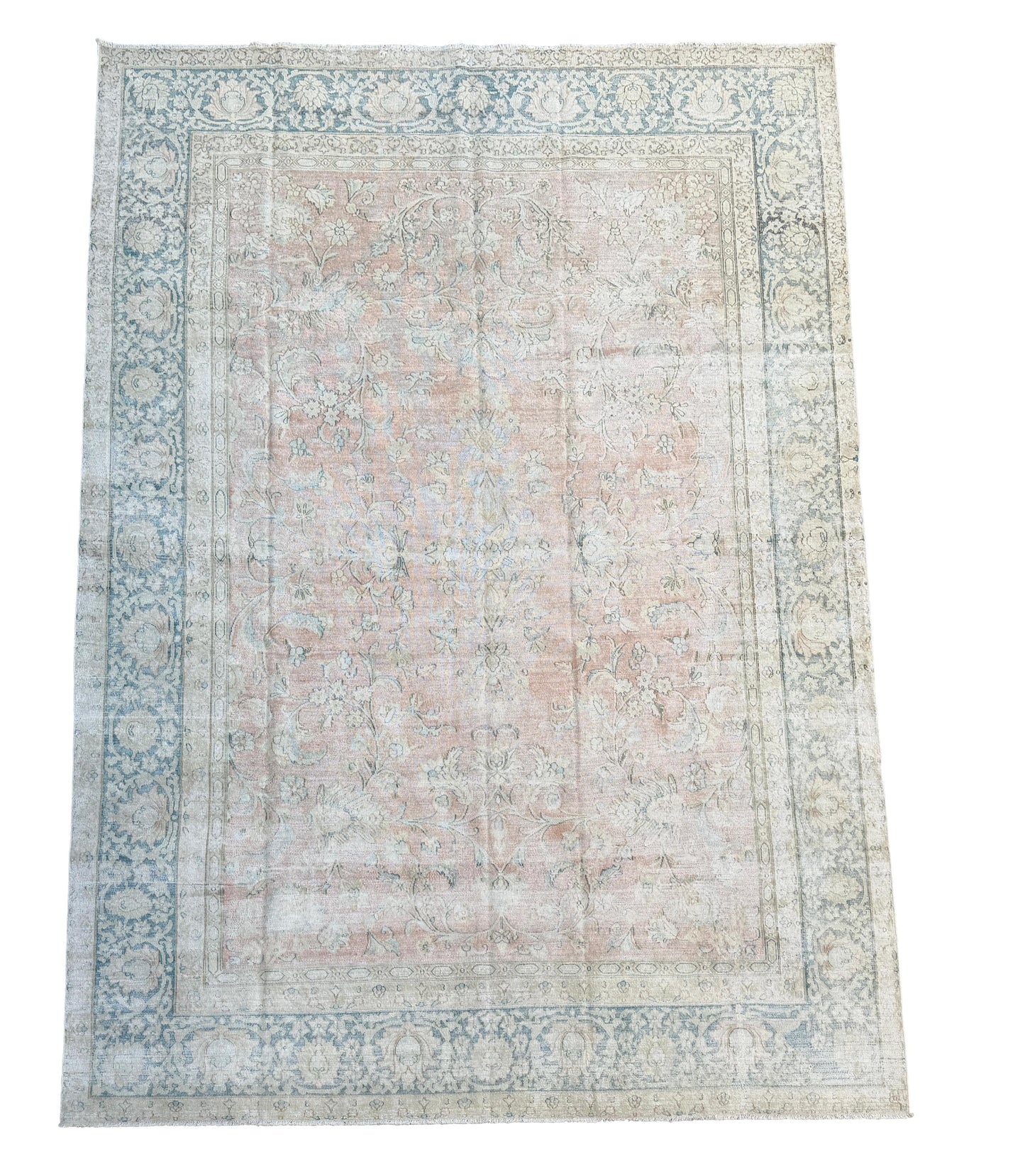 Overdyed Vintage Hand knotted Rug (330x235cm)