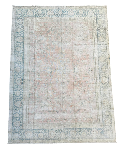 Overdyed Vintage Hand knotted Rug (330x235cm)