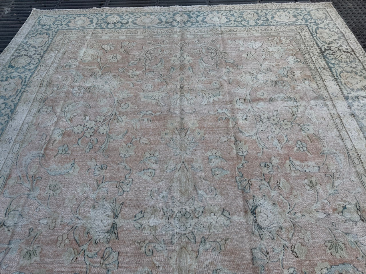 Overdyed Vintage Hand knotted Rug (330x235cm)