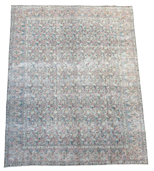 Overdyed Vintage Hand knotted Rug (375x290cm)