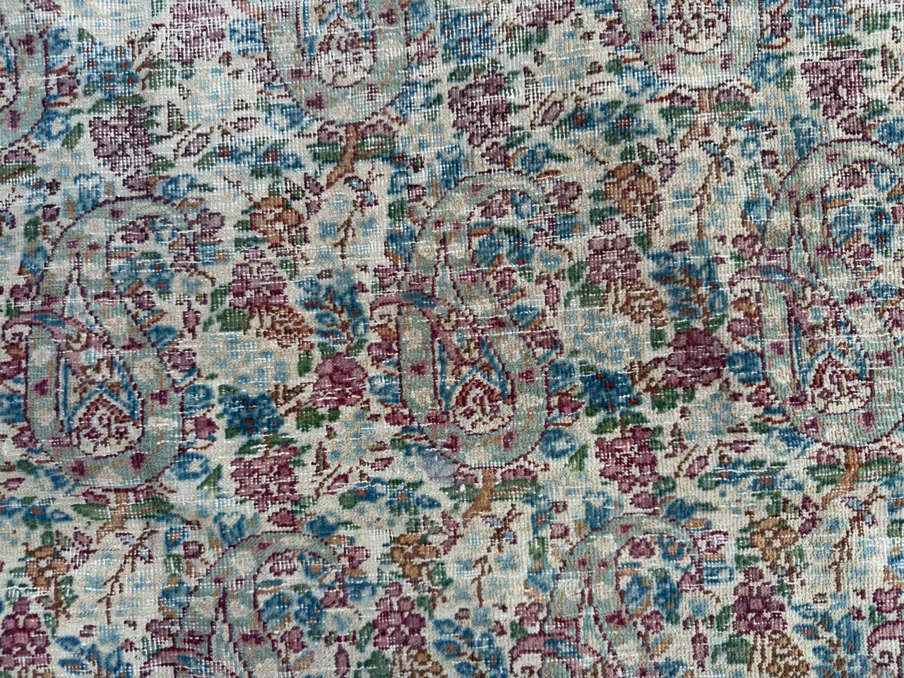 Overdyed Vintage Hand knotted Rug (375x290cm)