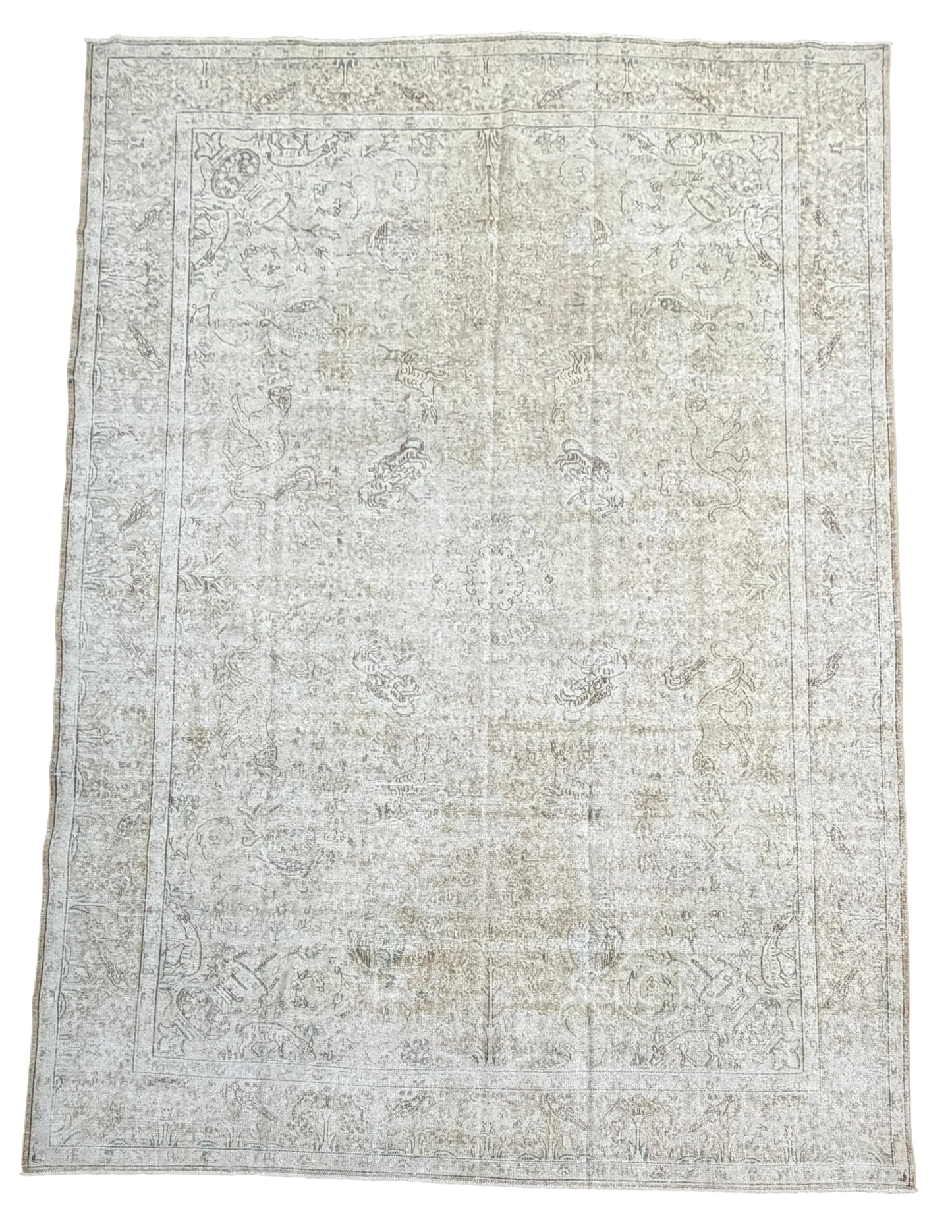 Overdyed Vintage Hand knotted Rug (400x290cm)