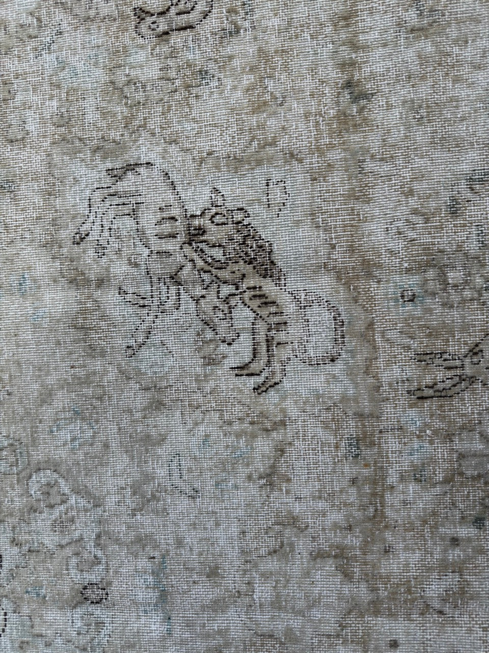 Overdyed Vintage Hand knotted Rug (400x290cm)