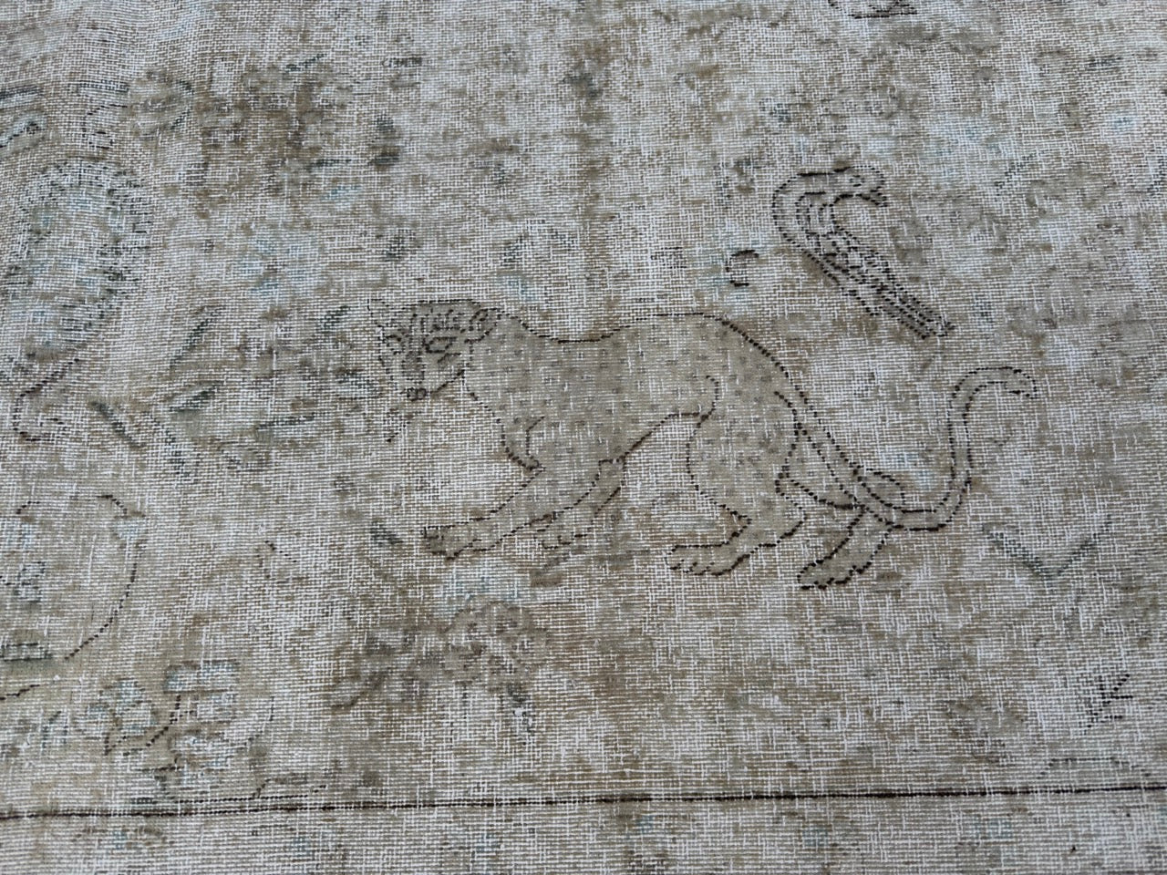 Overdyed Vintage Hand knotted Rug (400x290cm)