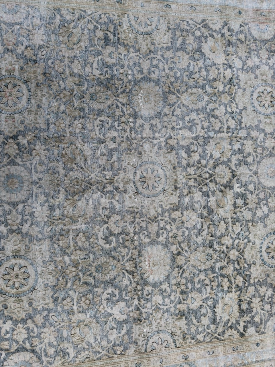 Overdyed Vintage Hand knotted Rug (330x240cm)
