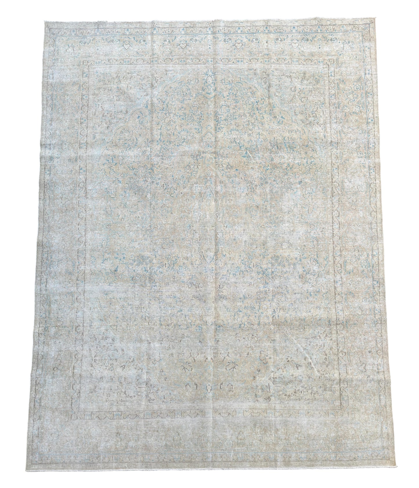 Overdyed Vintage Hand knotted Rug (400x295cm)