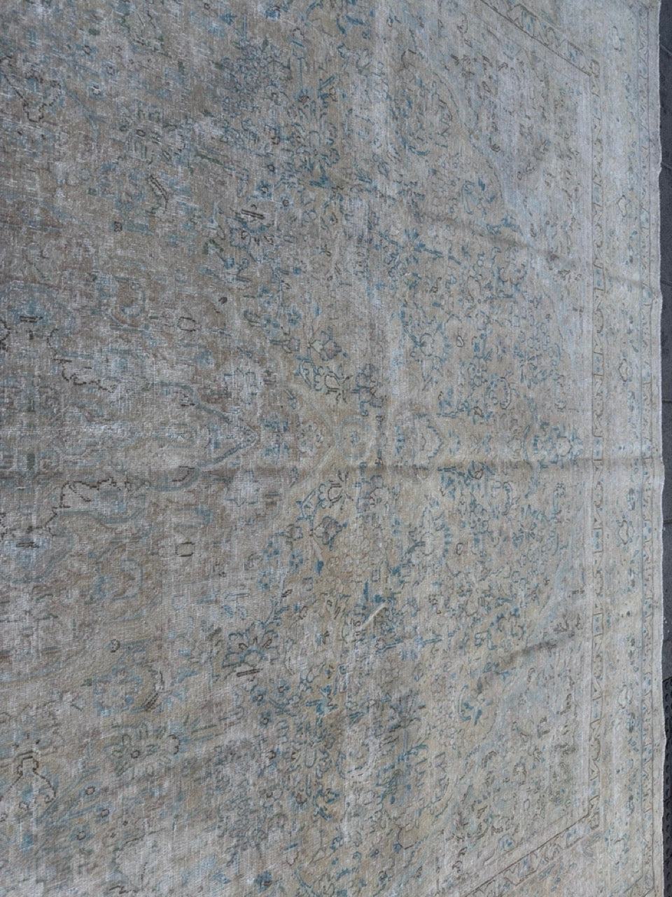 Overdyed Vintage Hand knotted Rug (400x295cm)