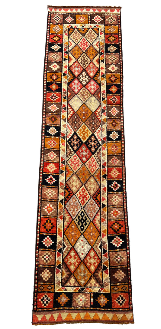 Karabagh Vintage rug Runner (362x91cm)