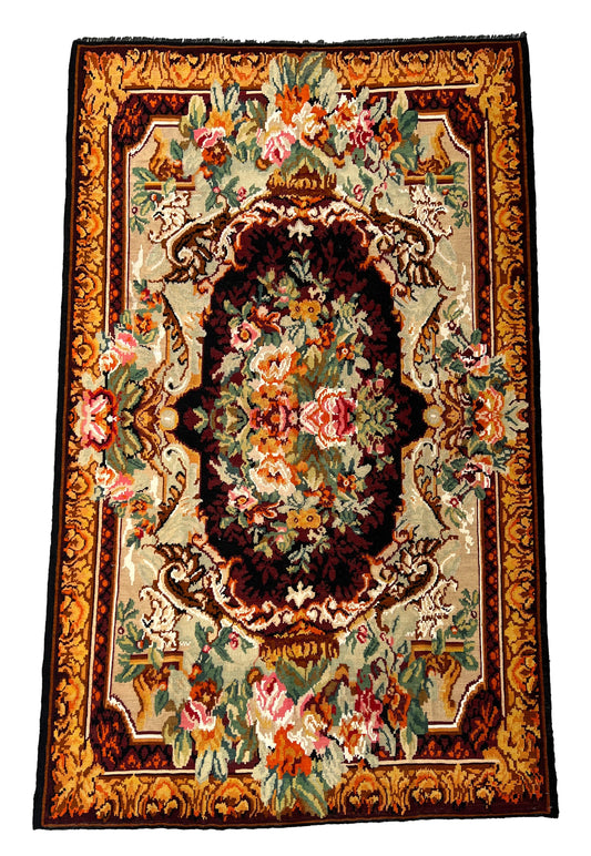 Moldovian Floral Vintage Kilim (313x190cm)
