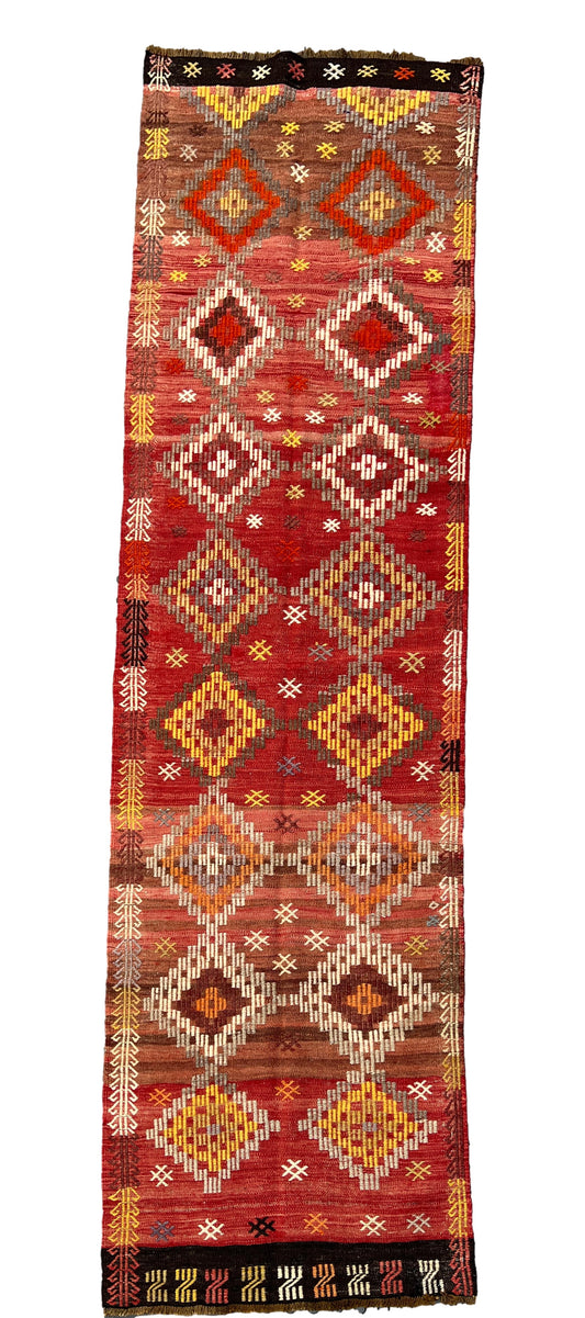 Karabagh Vintage kilim Runner (293x81cm.)