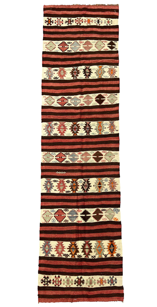Karabagh Vintage kilim Runner (288x74cm).