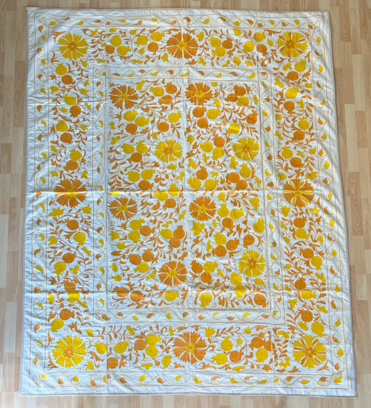 Suzani Hand Embroidered Silk