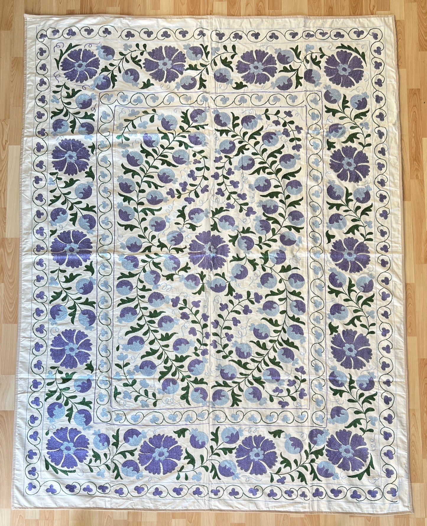 Suzani Hand Embroidered Silk