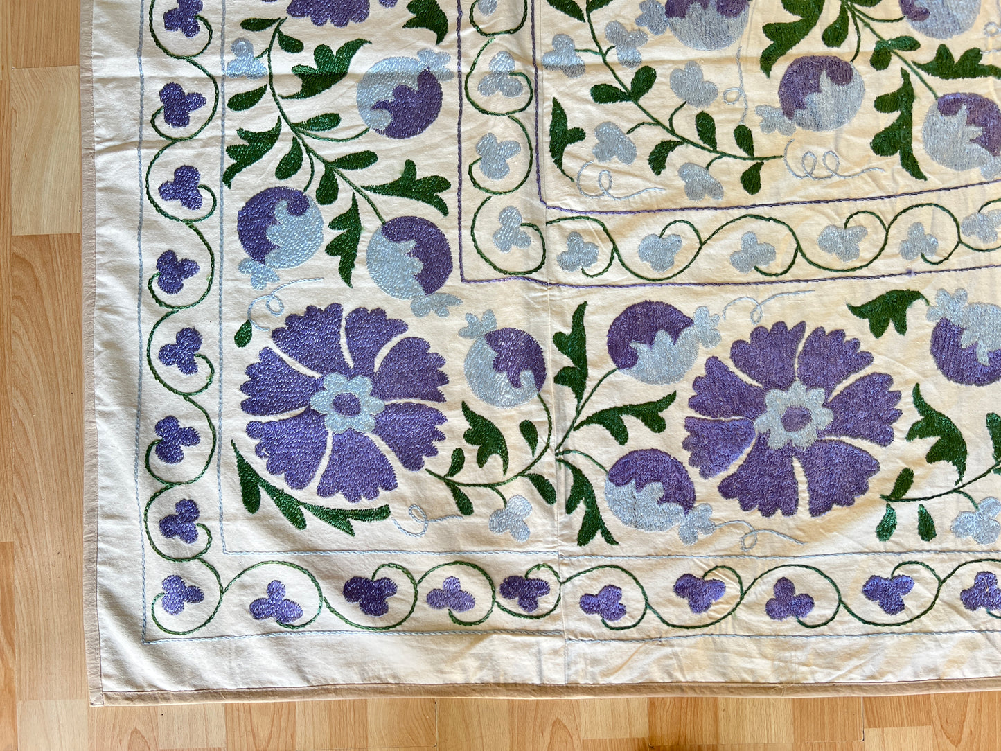 Suzani Hand Embroidered Silk