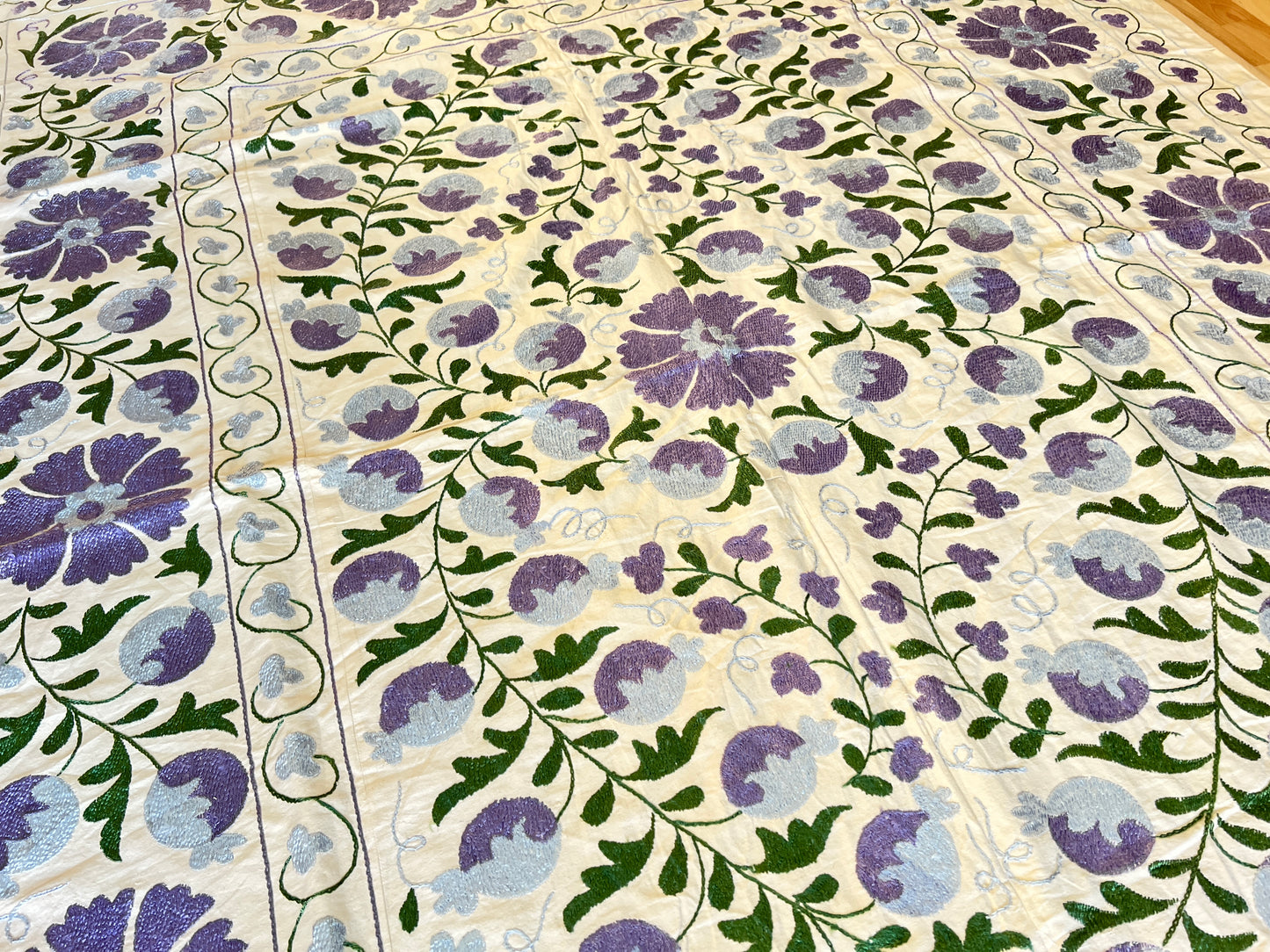 Suzani Hand Embroidered Silk