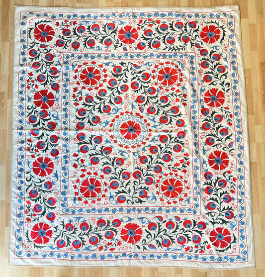 Suzani Hand Embroidered Silk