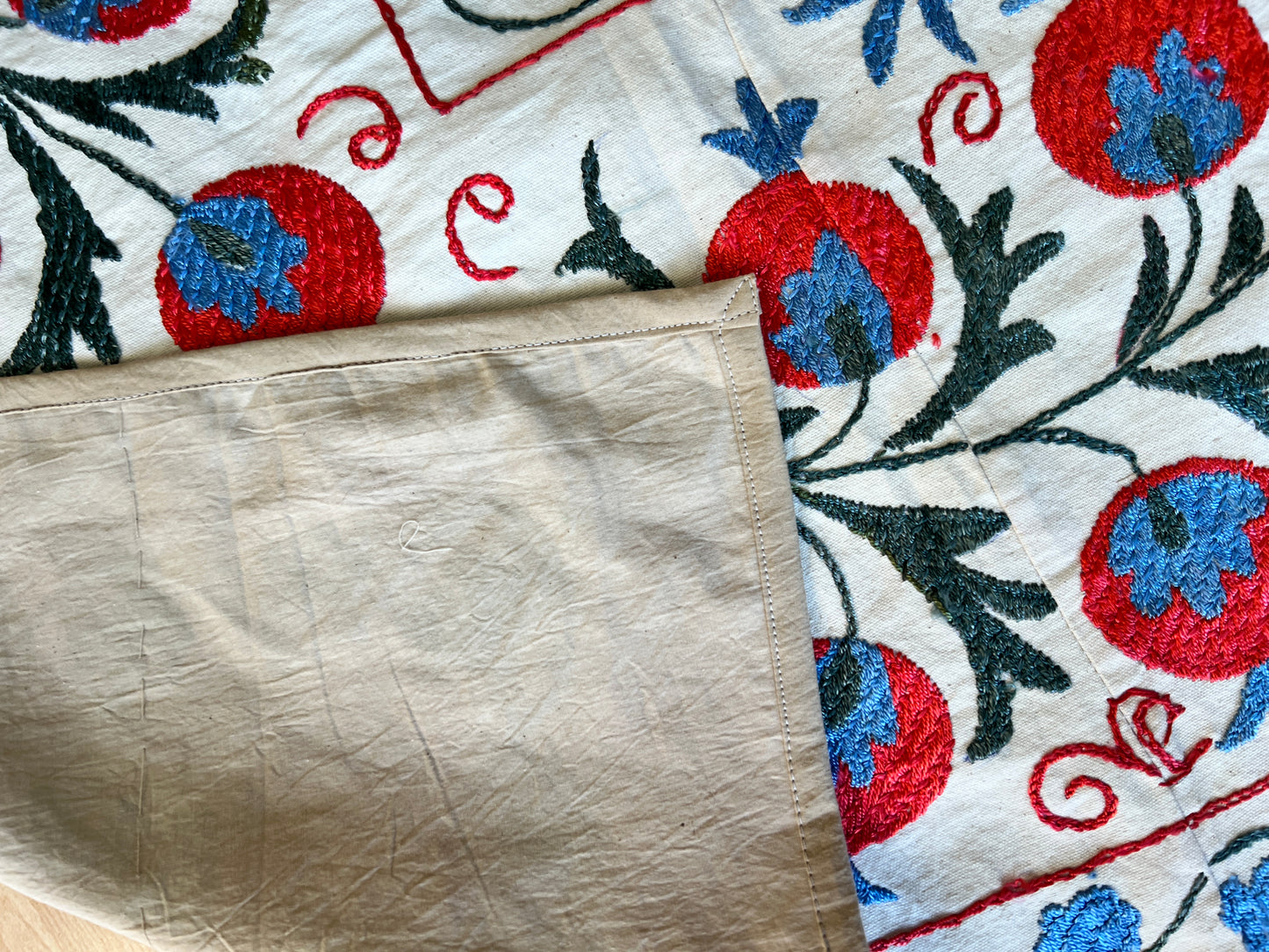 Suzani Hand Embroidered Silk