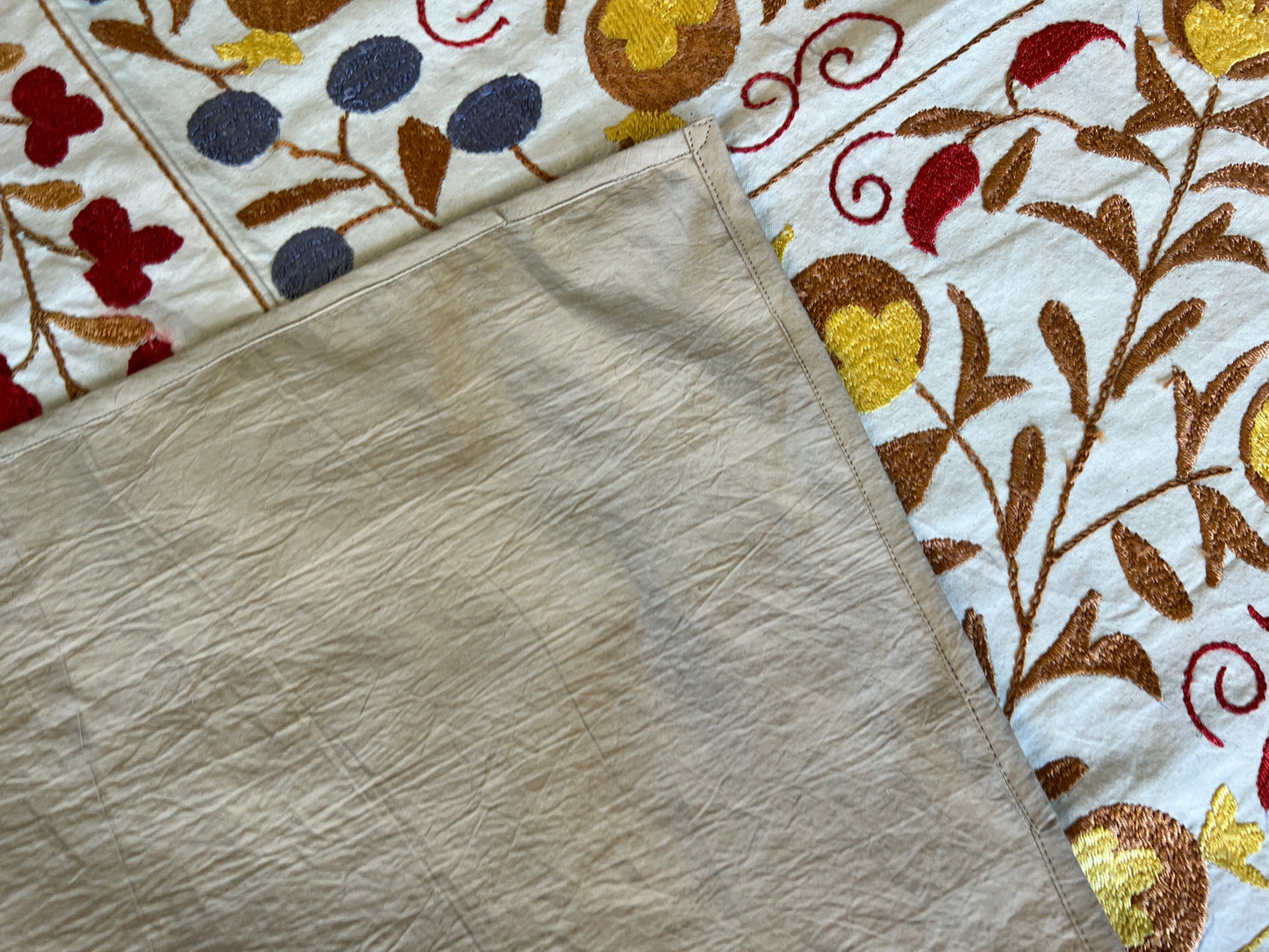 Suzani Hand Embroidered Silk