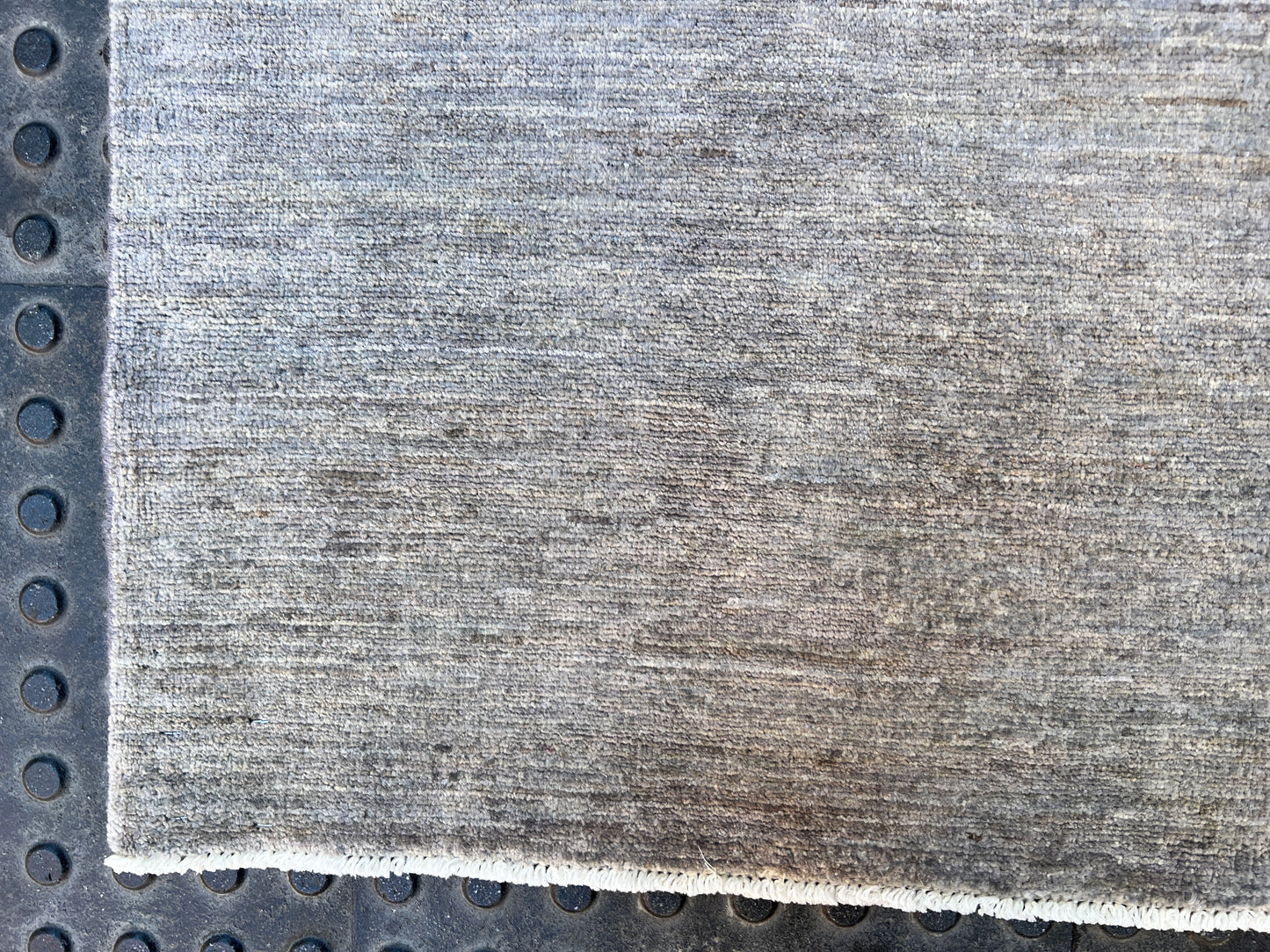 Plain modern rug