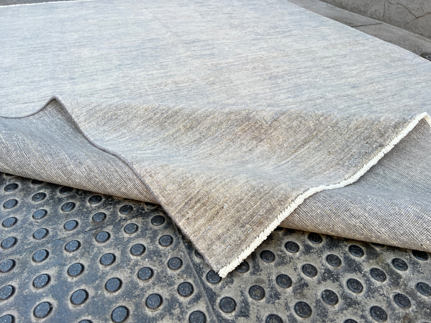 Plain modern rug