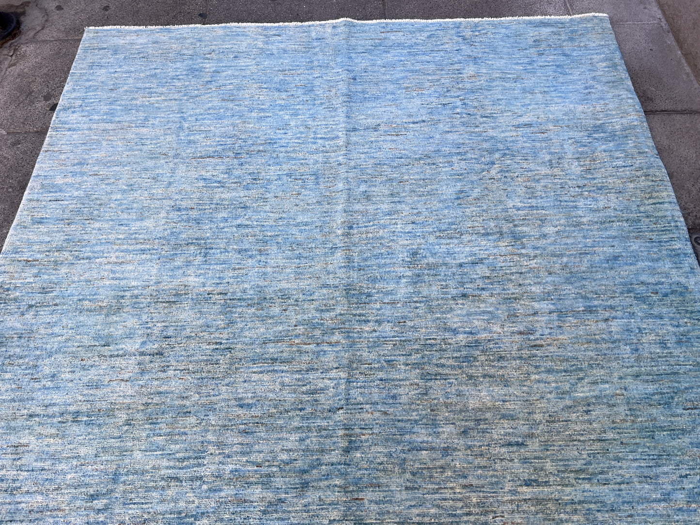 Plain modern rug