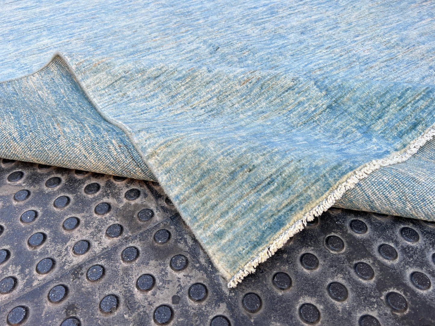 Plain modern rug