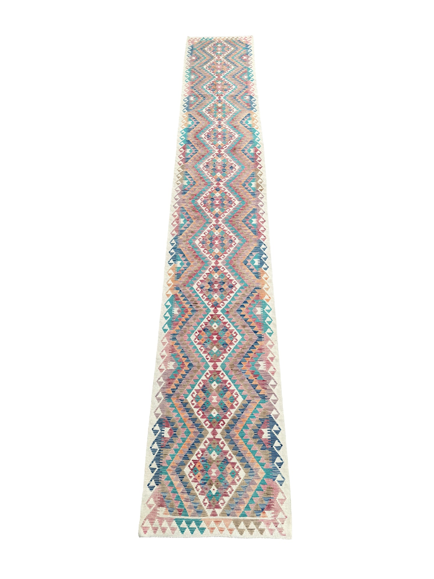 Afghan Kilim Runner. 600x93cm