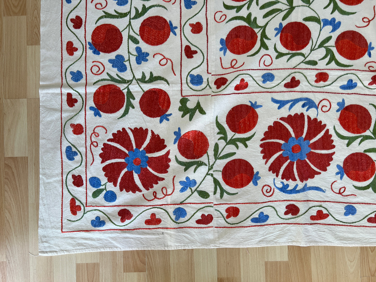 Suzani Hand Embroidered Silk
