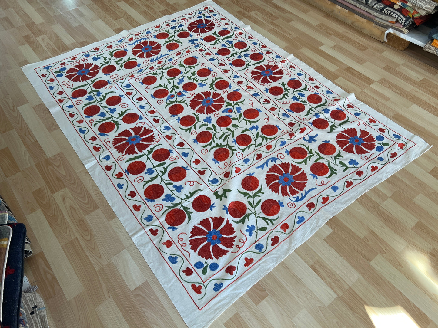 Suzani Hand Embroidered Silk