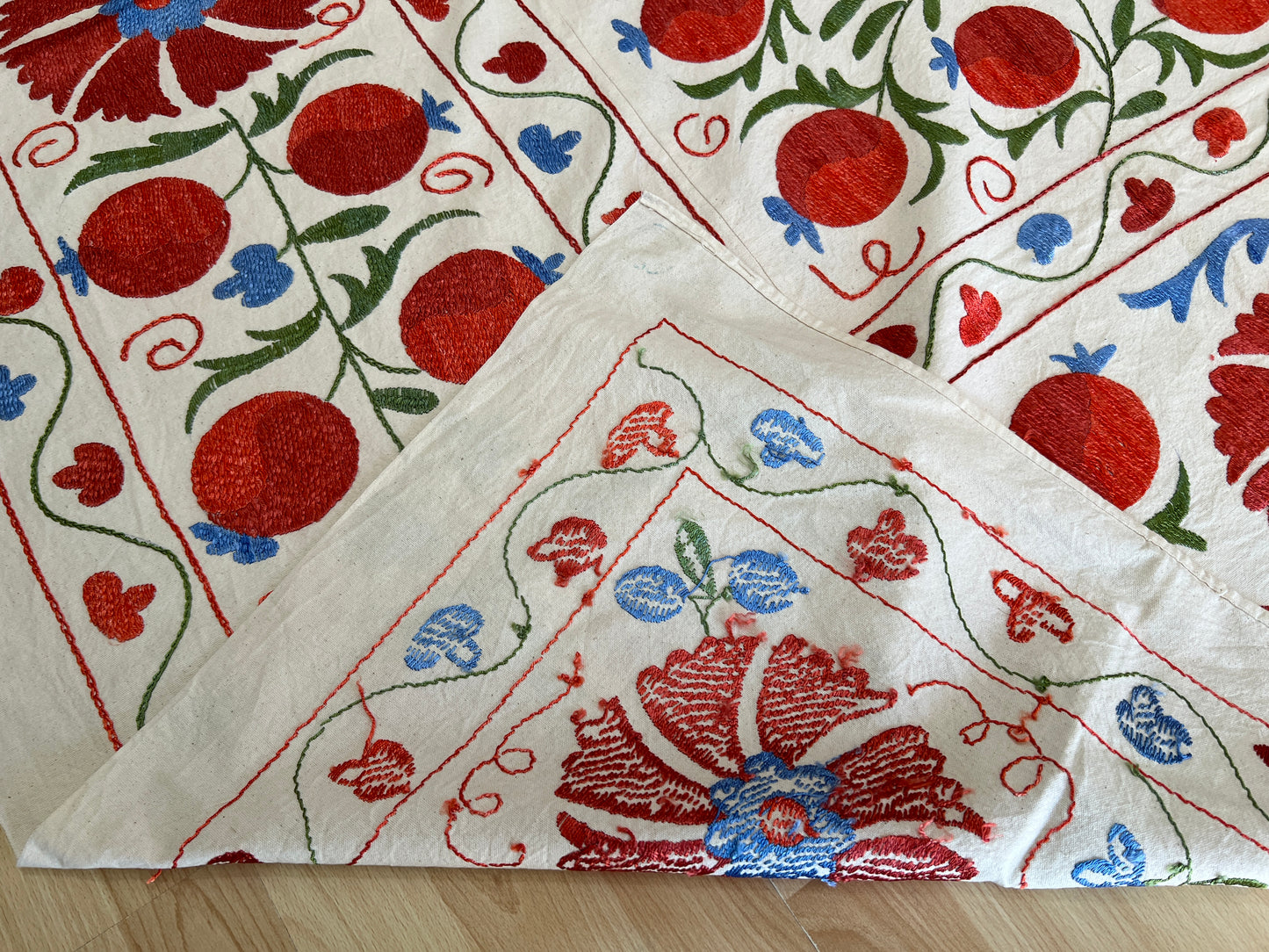 Suzani Hand Embroidered Silk