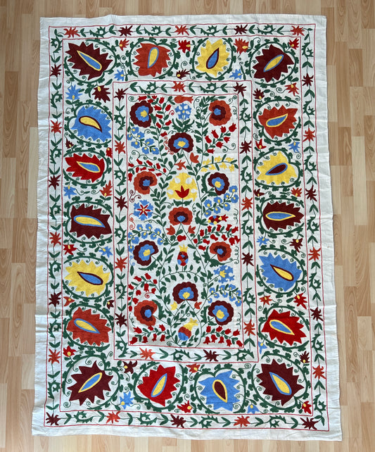 Suzani Hand Embroidered Silk