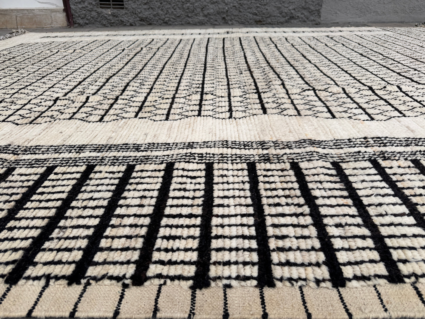Berber Hand knotted Rug (373x279cm)