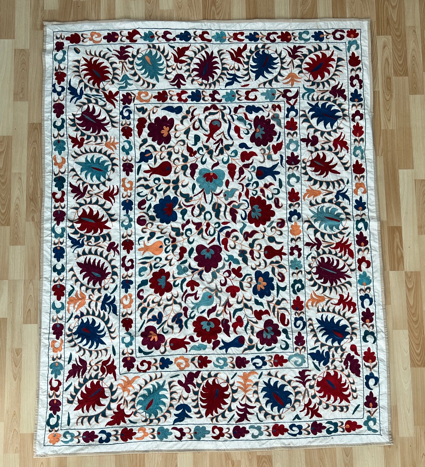 Suzani cotton hand embroidered