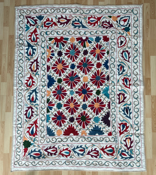 Suzani cotton hand embroidered