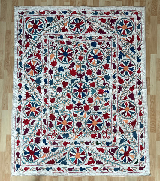 Suzani cotton hand embroidered